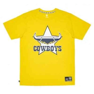 North Queensland Cowboys 2021 NRL Mens Logo Tee Sizes S-5XL BNWT - Picture 1 of 2