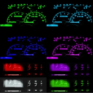 Cluster Gauge AC Heater Climate Control LED LIGHTS For 88-94 Chevy GMC Trucks - Picture 1 of 13