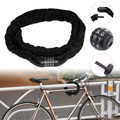 Heavy-Duty Combination Chain Lock High-Security Anti-Theft Combination Padlock - Image 1 of 4