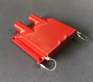 Red Double Anderson SB50 50amp Plug Surface Cover (External Wire Version) - Foto 1 di 2
