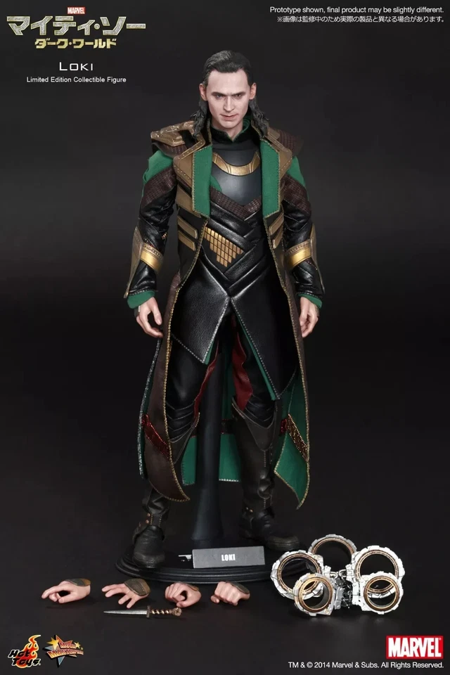 Hot Toys 1/6 MMS231 Marvel Thor The Dark World Loki 12 Inch Figure