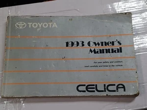 1993 Toyota Celica Owners Manual User Guide Book OEM original factory book - Bild 1 von 18