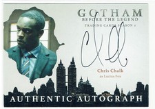 Gotham Season 2 2017 Autograph Card CC Chris Chalk as Lucius Fox Auto