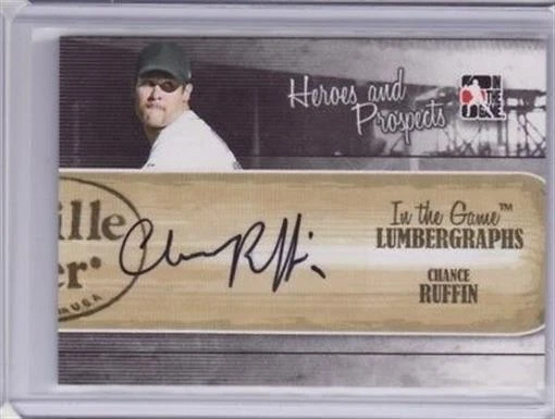 2011 ITG Heroes and Prospects Lumbergraphs Autograph Chance Ruffin 1/100 Auto - Image 1 of 1