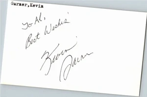 -Kevin Garner- (d.2022) Signed/Autograph/Auto Index Card Montreal Expos MLB - Picture 1 of 1