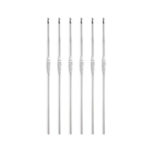 Acciaio Inox Uncinetto Gancio 1.6mm Lavoro Aghi 6pz - Foto 1 di 5
