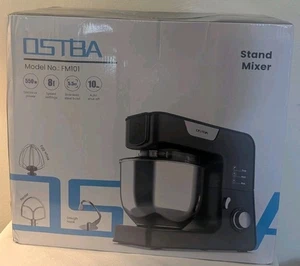 Die-Cast Stand Mixer, 8 Speeds 600W OSTBA Food Stand Mixer, 5.5Qt Tilt-Head Safe - Picture 1 of 6