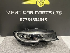 BMW 3 SERIES DRIVER SIDE RIGHT LED HEADLIGHT G20 G21 5A1DB48 UK COMPLETE (B5) - Picture 1 of 19