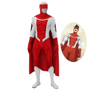 Omni-Man Costume Invincible Cosplay Nolan Grayson Bodysuit for Kid's Adult Men's - Picture 1 of 6