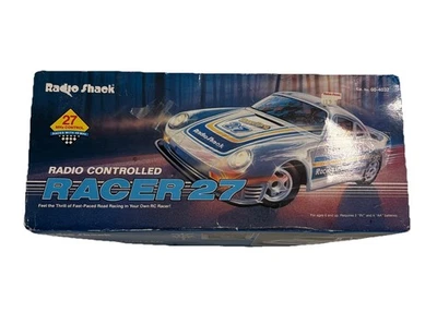 Vintage 1989 Radio Shack R/C RACER 27 Car Cat # 60-4032 *READ - Image 1 of 4