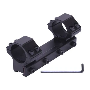 GunTuff Rifle Scope Mount Rings 11mm 3/8" Picatinny 1" 30mm Medium High Weaver - Picture 1 of 21