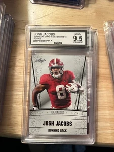 Josh Jacobs 2019 Leaf Draft Silver Rookie 9.5🔥🔥🔥 - Picture 1 of 2