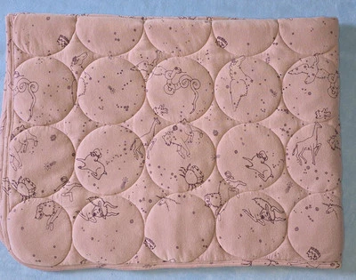 Детское одеяло Kate Quinn Pink Circle Bamboo Quilt Constellation Zodiac - Изображение 1 из 4