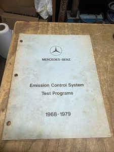 Vintage Mercedes Benz Emission Control System Test Programs Manual 1968-1979 USA - Picture 1 of 7