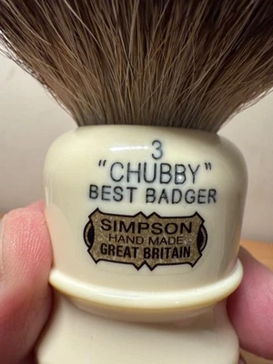 Cepillo de afeitar Simpsons Chubby Best Badger CH3 Foto 1 de 4