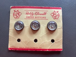VINTAGE ADVERTISING CLOTHING BUTTONS- VINTAGE REDDY KILOWATT POWER CO. - Picture 1 of 2