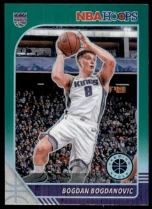 2019-20 NBA Hoops Premium Stock Green Prizm #168 Bogdan Bogdanovic Kings - Picture 1 of 2