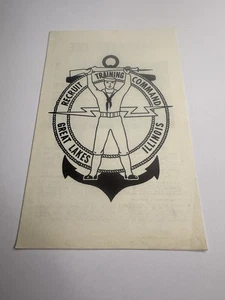 Vintage 1950s US Navy Great Lakes Boot Camp Keel Yearbook Rare Recruit Training - Bild 1 von 5