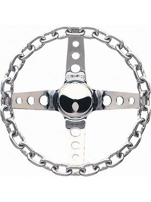 Grant Classic Chrome Chain 11 3-1/2 Dish 4 Spoke (740) - Image 1 of 4