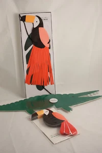 Meri Meri ~ GO WILD ~ Toucan garland/napkins Crocodile plates party celebration - Picture 1 of 8