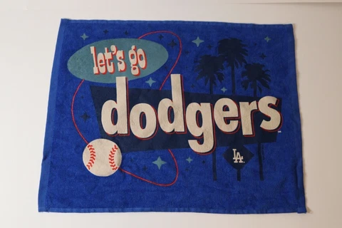 Los Angeles Dodgers NLCS Game 5 Rally Towel Let's Go Dodgers STADIUM GIVE AWAY Cover