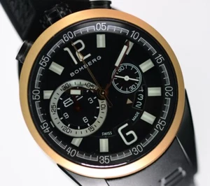 Bomberg Uhr 1868 Chronograph NS44CHTT00922 Edelstahl PVD 44mm Herren B+P neu - Bild 1 von 10