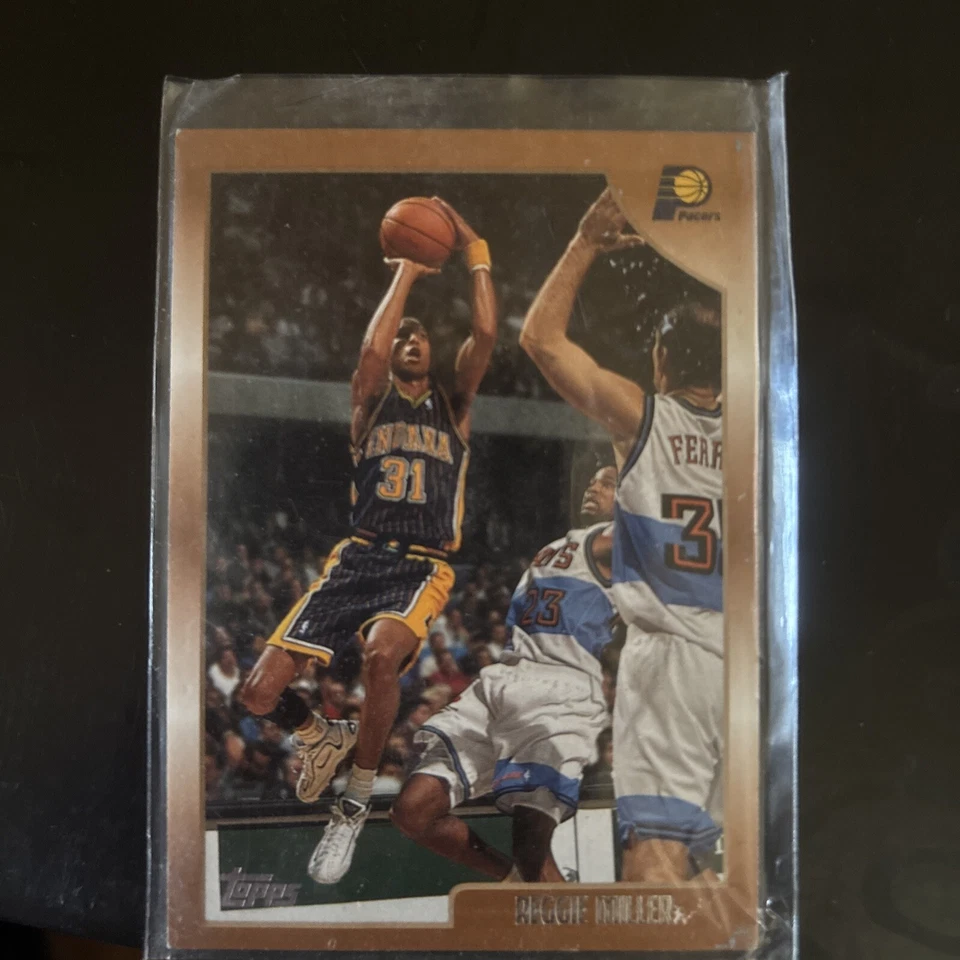 1998-99 Topps Chrome - #158 Reggie Miller - Image 1 of 1