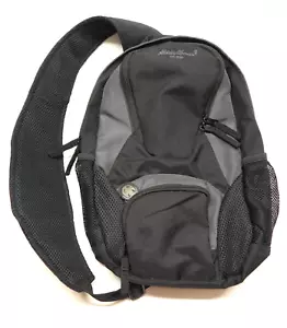 Eddie Bauer borsa da trekking a spalla imbracatura nera 2 porta bottiglie d'acqua - Foto 1 di 10