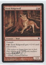 2011 Magic: The Gathering - Innistrad Feral Ridgewolf #142 2bd