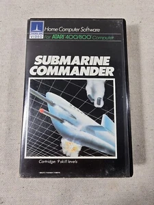 Atari 400/800 Computer Submarine Commander Video Game Thorn EMI Video w/Manual - Picture 1 of 7