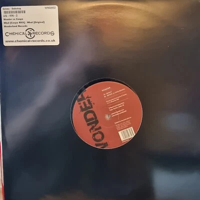 DJ Wonder ‎– What - 12" Vinyl - *RARE* GRIME & DUBSTEP - Image 1 of 3