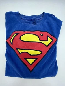 Camiseta DC Comics Superman Classic Logo Distressed Royal - Imagen 1 de 4