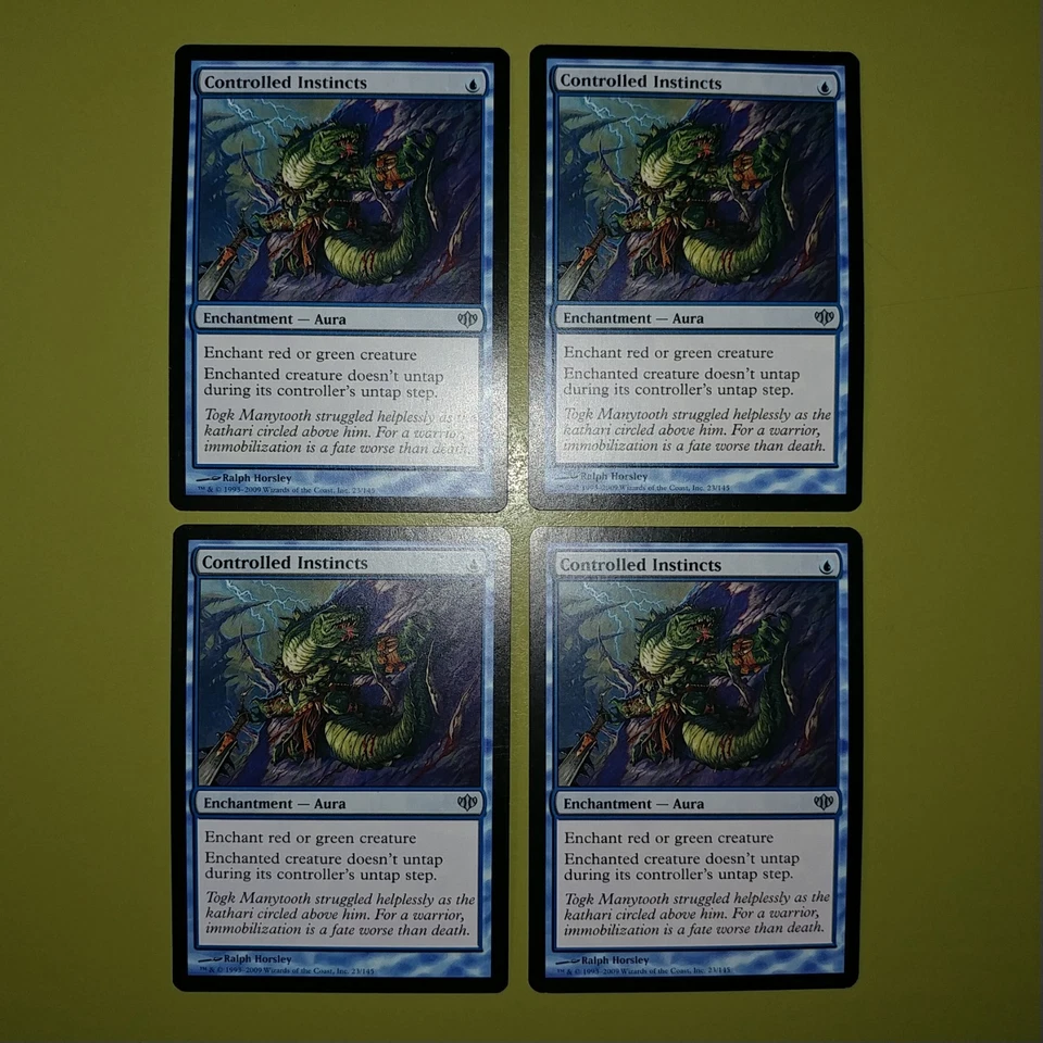 Controlled Instincts x4 Conflux 4x Playset Magic the Gathering MTG - Image 1 of 1
