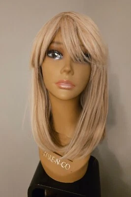 HERMOSA PELUCA FLEQUILLO PELO RUBIO LISO CORTO Foto 1 de 4
