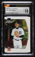 2005 Donruss Team Heroes Justin Verlander #371 CSG 10 Gem Mint Rookie RC