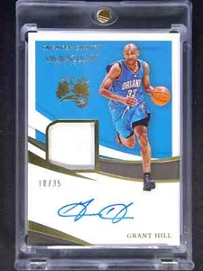 Grant Hill 2020-21 Panini Immaculate Sneaker Swatch GU Patch Auto #10/35 - Picture 1 of 2