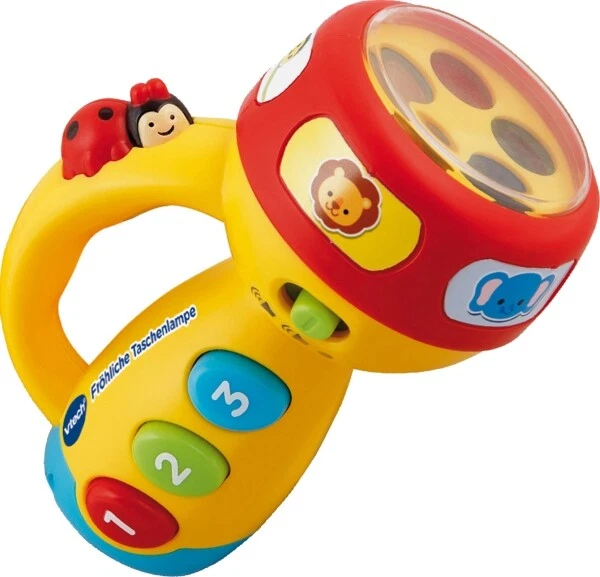 VTech Electronics Europe BV Vtech 80-124004 Fröhliche Taschenlampe Kleinkinder - Bild 1 von 1