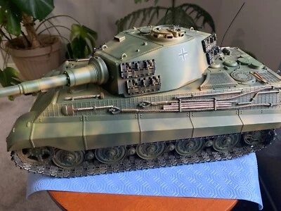 RC Tank, 1/16 , Taigen Metal King Tiger, IR, Tamiya compatible, Upgraded - Image 1 of 4
