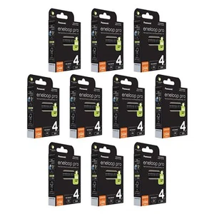 Panasonic Eneloop pro batterie ricaricabili 40 stilo AA 2500mAh sbk-3hcde - Foto 1 di 1