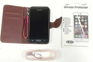 Samsung Galaxy J1 Luna SM-S120VL - Black ( TracFone ) Smartphone - Bundled - Picture 1 of 3