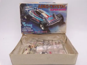 80's Aoshima Japan Pull Back Aero Crystal Super Sonic Buggy Model KIT NOS - Picture 1 of 3