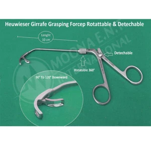 Heuwieser Girafe Pinza ORL Nasale, Girevole 360° e Rilevabile per Sterilizzato - Foto 1 di 2