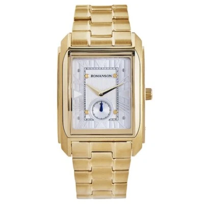 Reloj Hombre Romanson Metal RWTMJM7A2500GOSI0 Acero Inoxidable Diseño Dorado Foto 1 de 4