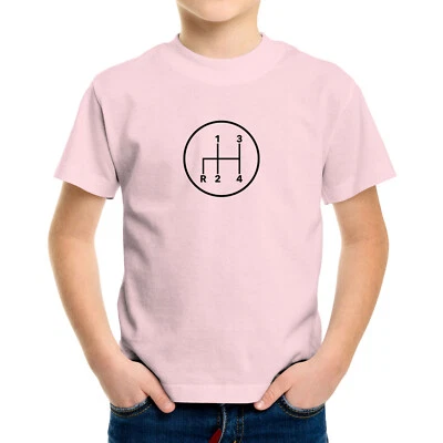 Camiseta de transmisión manual de 4 velocidades para niños pequeños Camiseta para jóvenes Bebé Body Foto 1 de 4