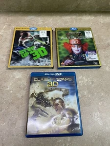 NEW Step Up 3D Blu-ray/DVD/3D USED Alice in Wonderland/Clash Of The Titans LOT - Bild 1 von 13