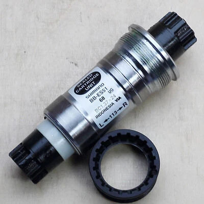 Shimano BB-ES51 Octalink V2 Innenlager Achslänge 113 mm 68 mm BSA Gewinde - Bild 1 von 4
