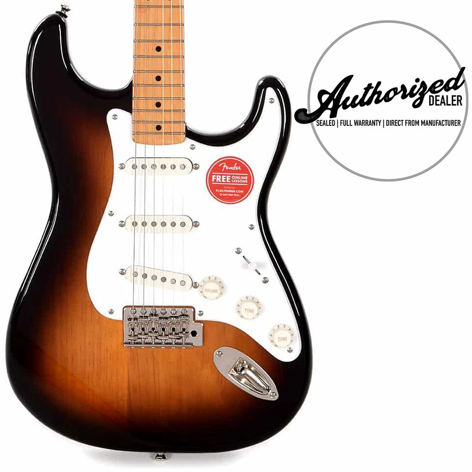 Fender Squier Classic Vibe 50s Style Stratocaster With Maple Fretboard Sunburst