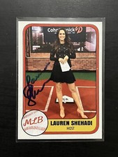 Lauren Shehadi Rookie Card Autograph MLB Network