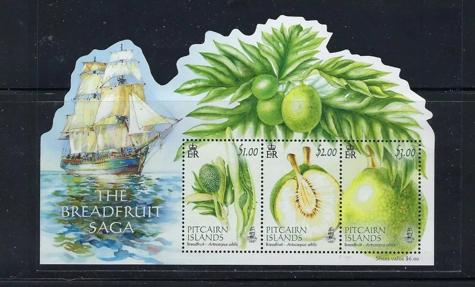 Pitcairn Island 2015 The Breadfruit Saga Ship Unique Die-cut Miniature sheet - Image 1 of 1