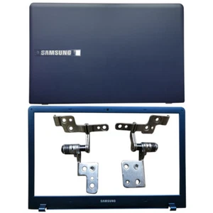 for Samsung NP510R5E NP470R5E Dark Blue Laptop LCD Back Cover+Front Bezel+Hinges - Afbeelding 1 van 4